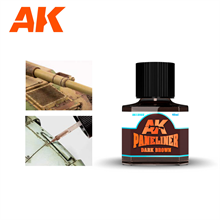 AK Interactive - Paneliner, Dark Brown