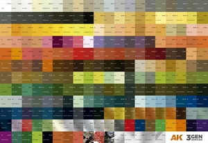 AK 3rd Gen Acrylics - General Series Full Range