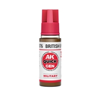 AK Quick Generation Acrylics - British Uniform