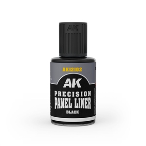 AK Interactive - Precision Paneliner, Black