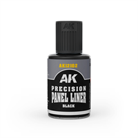 AK Interactive - Precision Paneliner, Black