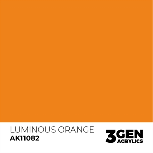 AK 3rd Generation Acrylics - Luminous Orange