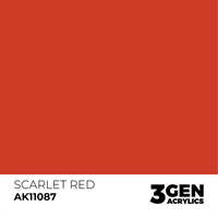 AK 3rd Generation Acrylics - Scarlet Red