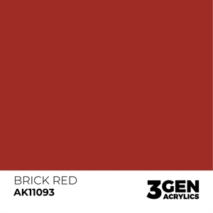 AK 3rd Generation Acrylics - Brick Red