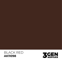 AK 3rd Generation Acrylics - Black Red