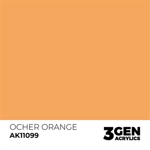AK 3rd Generation Acrylics - Ocher Orange
