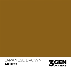 AK 3rd Generation Acrylics - Japanese Brown