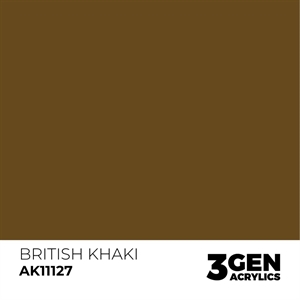 AK 3rd Generation Acrylics - British Khaki