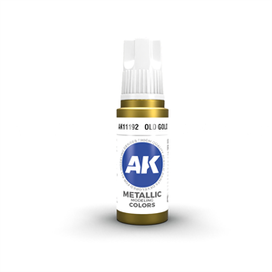 AK 3rd Generation Acrylics - Old Gold Metallic