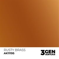 AK 3rd Generation Acrylics - Rusty Brass Metallic