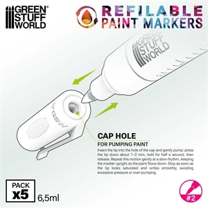 Green Stuff World - Nachf�llbare Marker 2mm