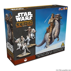Star Wars: Legion - Cptn Solo & Cmder Skywalker on Tauntaun