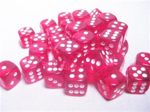 Chessex - D6 Dice Translucent